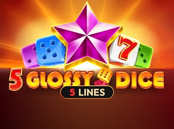 5 Glossy Dice-AMUSNET